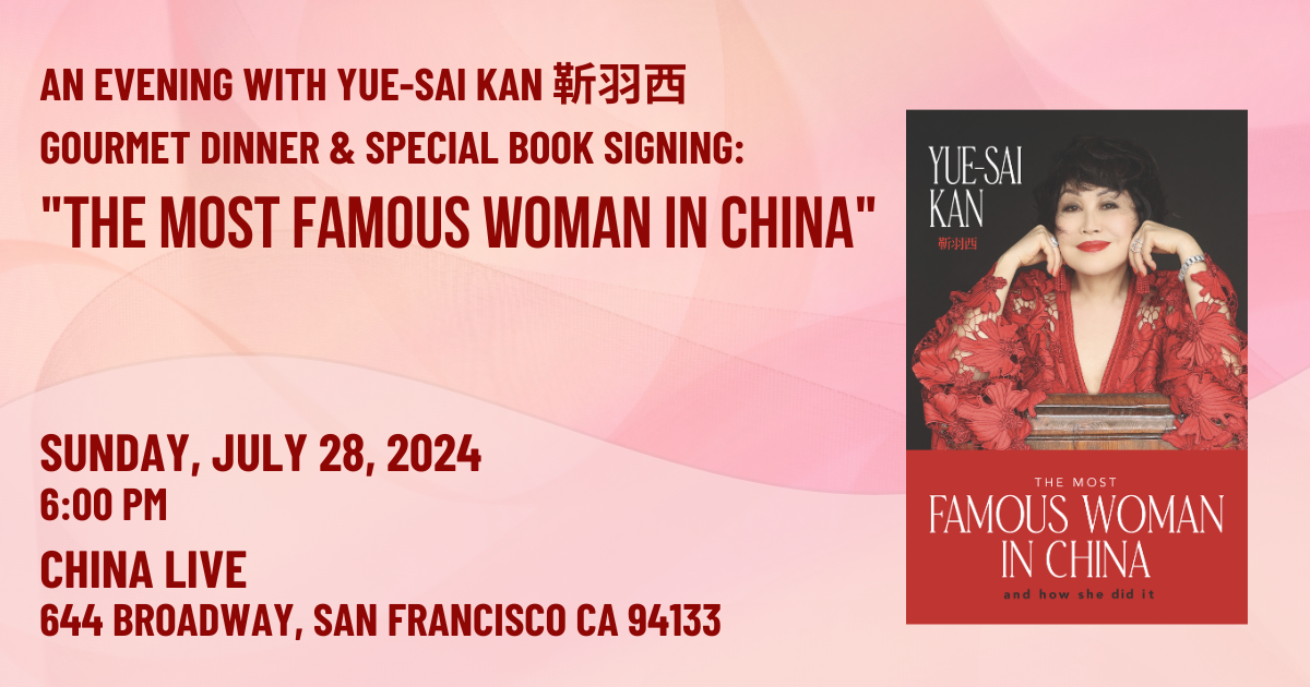 Yue-Sai Kan Special Book Signing (SF)